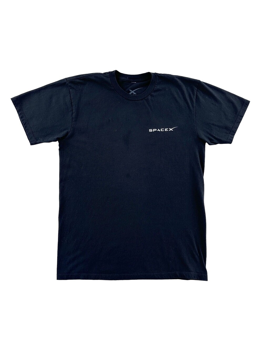 SpaceX Black Logo T-Shirt Elon Musk Medium